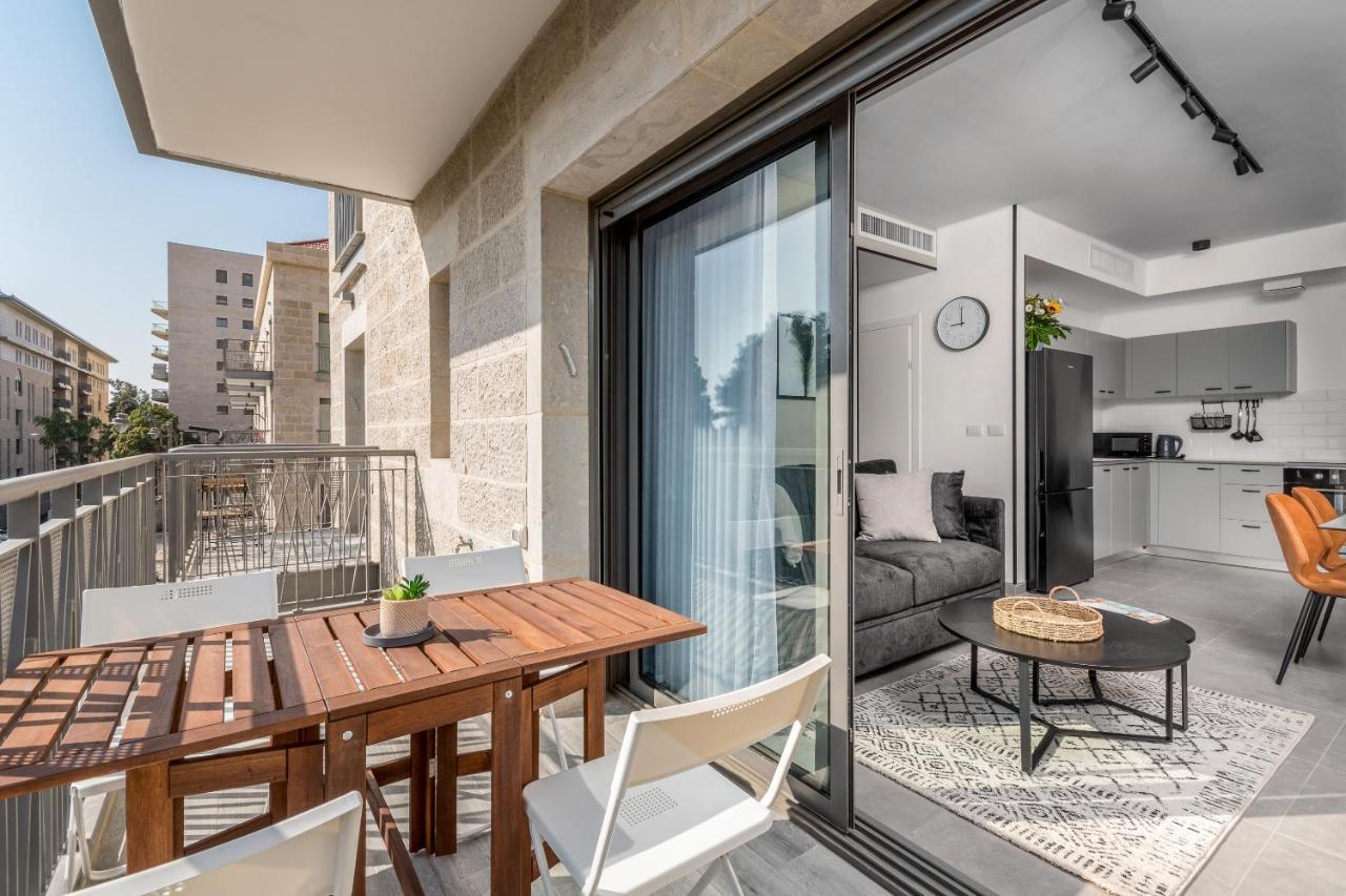 2Bdr W Parking Shirat Haneviim - Mamilla Area Sea-U Jerusalem Eksteriør billede