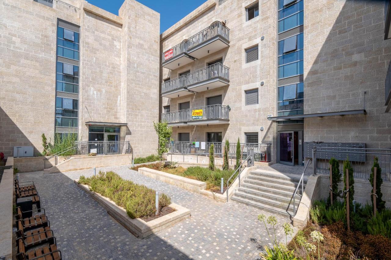 2Bdr W Parking Shirat Haneviim - Mamilla Area Sea-U Jerusalem Eksteriør billede