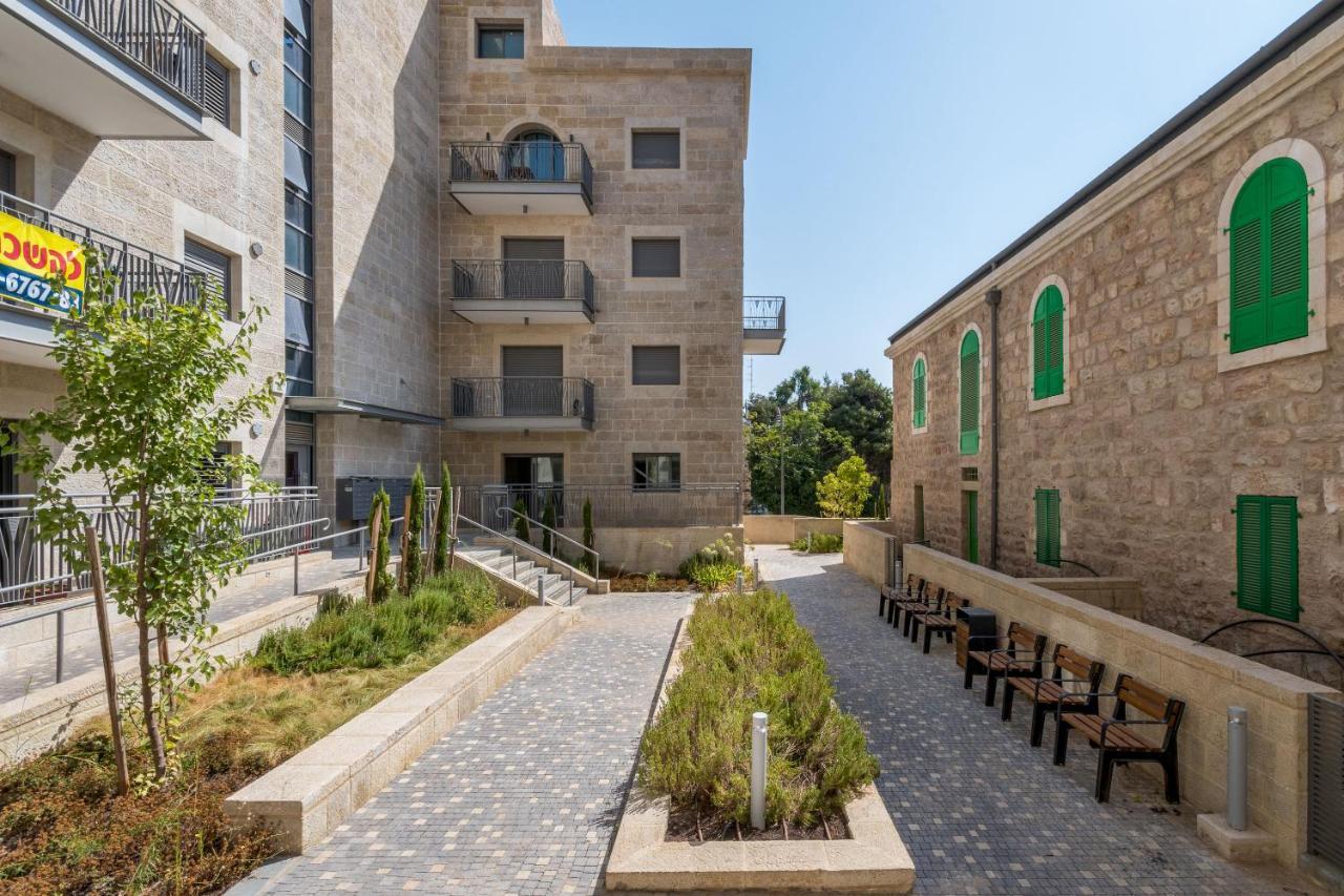 2Bdr W Parking Shirat Haneviim - Mamilla Area Sea-U Jerusalem Eksteriør billede